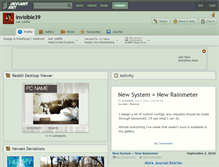 Tablet Screenshot of invisible39.deviantart.com