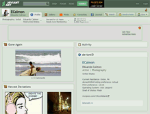 Tablet Screenshot of ecalmon.deviantart.com