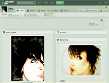 Tablet Screenshot of johy.deviantart.com