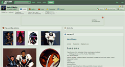 Desktop Screenshot of metallikato.deviantart.com