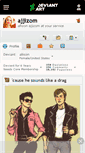 Mobile Screenshot of ajjizom.deviantart.com