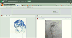 Desktop Screenshot of crimsoncrushedrose.deviantart.com