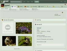 Tablet Screenshot of kenncf.deviantart.com