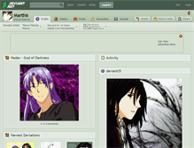 Tablet Screenshot of marth6.deviantart.com
