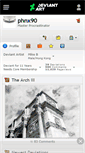 Mobile Screenshot of phnx90.deviantart.com