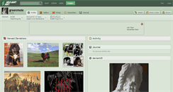 Desktop Screenshot of greenmole.deviantart.com