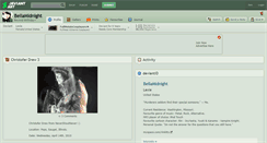 Desktop Screenshot of bellamidnight.deviantart.com