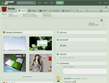 Tablet Screenshot of fonzie.deviantart.com