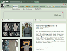Tablet Screenshot of pimda.deviantart.com