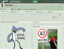 Tablet Screenshot of fredinandus.deviantart.com