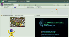 Desktop Screenshot of necromancerx69.deviantart.com