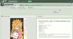 Desktop Screenshot of lazergyakusatsu.deviantart.com