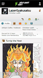 Mobile Screenshot of lazergyakusatsu.deviantart.com