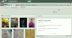 Desktop Screenshot of dalino.deviantart.com