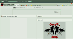 Desktop Screenshot of corrupted-hearts.deviantart.com