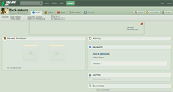 Desktop Screenshot of black-meteora.deviantart.com