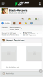 Mobile Screenshot of black-meteora.deviantart.com