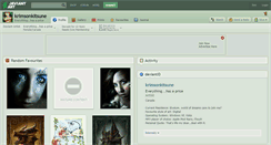 Desktop Screenshot of krimsonkitsune.deviantart.com