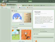 Tablet Screenshot of davesmemory.deviantart.com