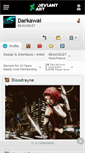 Mobile Screenshot of darkawai.deviantart.com