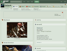 Tablet Screenshot of darkawai.deviantart.com