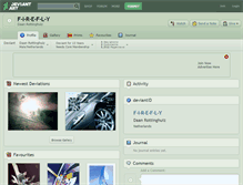 Tablet Screenshot of f-i-r-e-f-l-y.deviantart.com