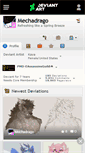 Mobile Screenshot of mechadrago.deviantart.com
