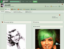 Tablet Screenshot of jeccamd.deviantart.com