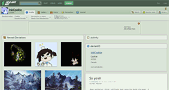 Desktop Screenshot of inkcookie.deviantart.com