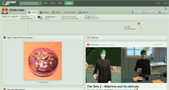 Desktop Screenshot of cinzia-chan.deviantart.com
