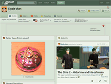 Tablet Screenshot of cinzia-chan.deviantart.com