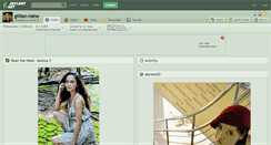 Desktop Screenshot of gillian-raine.deviantart.com