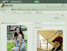 Tablet Screenshot of gillian-raine.deviantart.com