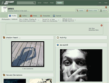 Tablet Screenshot of omrx.deviantart.com