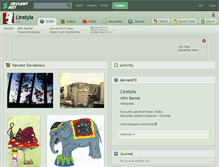 Tablet Screenshot of linstyla.deviantart.com