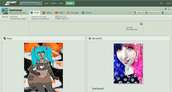 Desktop Screenshot of hormonal.deviantart.com