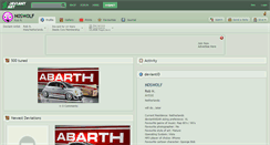 Desktop Screenshot of n0sw0lf.deviantart.com