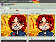 Tablet Screenshot of hisironicprincess.deviantart.com