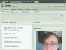 Tablet Screenshot of kandihar.deviantart.com
