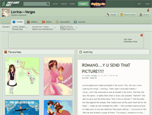 Tablet Screenshot of lovina---vargas.deviantart.com