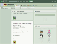 Tablet Screenshot of crayforhtf.deviantart.com