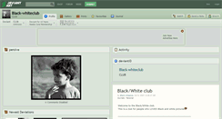 Desktop Screenshot of black-whiteclub.deviantart.com
