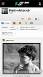 Mobile Screenshot of black-whiteclub.deviantart.com