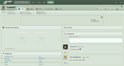 Desktop Screenshot of freaklett.deviantart.com
