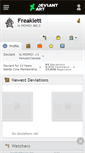 Mobile Screenshot of freaklett.deviantart.com