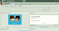 Desktop Screenshot of jinxmoustache.deviantart.com