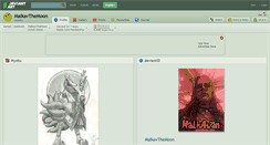 Desktop Screenshot of malkavthemoon.deviantart.com