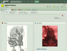 Tablet Screenshot of malkavthemoon.deviantart.com