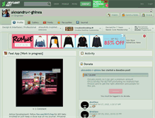 Tablet Screenshot of alexandru-r-ghinea.deviantart.com