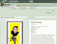 Tablet Screenshot of papa-john.deviantart.com